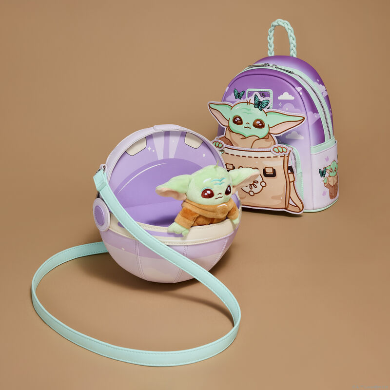 The Mandalorian Grogu Butterfly Mini Backpack, , hi-res view 4